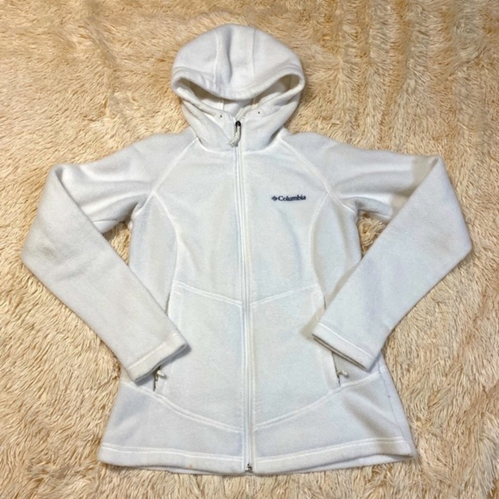 White Columbia fleece